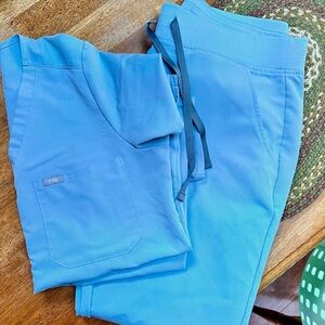 Figs set in Dusty Blue